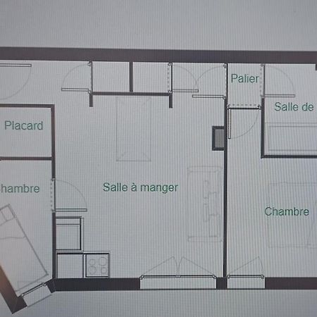 Spacieux Appartement T2 & Cabine Les Angles  Exteriör bild