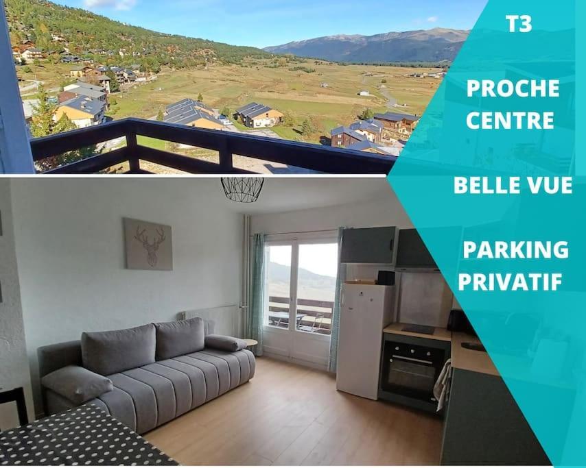 Spacieux Appartement T2 & Cabine Les Angles  Exteriör bild